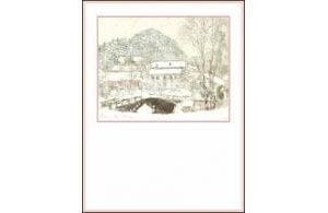 Wintery Monet Label - 5 Left