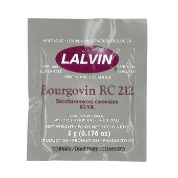 Wine Yeast – Bourgovin RC 212 5g – Lalvin
