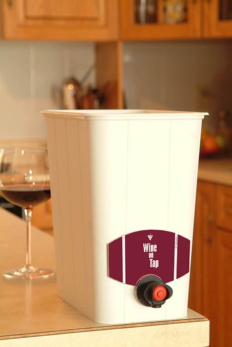 Wine on tap box