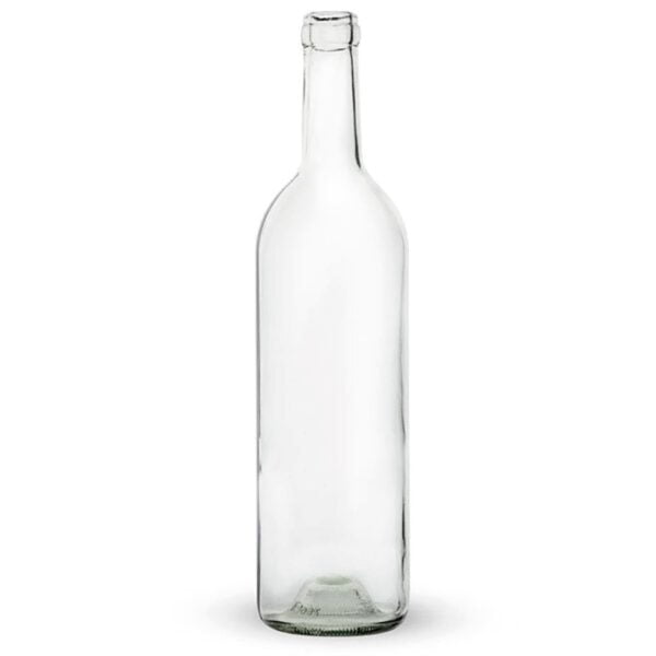 Bordeaux Bottles Clear – 375 ml case of 24