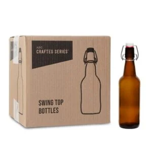 Swing Top Bottles, Amber colour