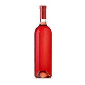 Sparkling Rosé Wine in bottle